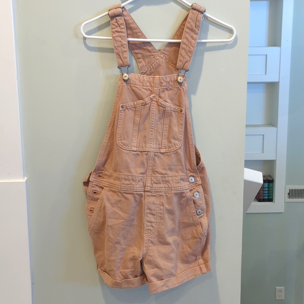 Old navy blush pink overalls